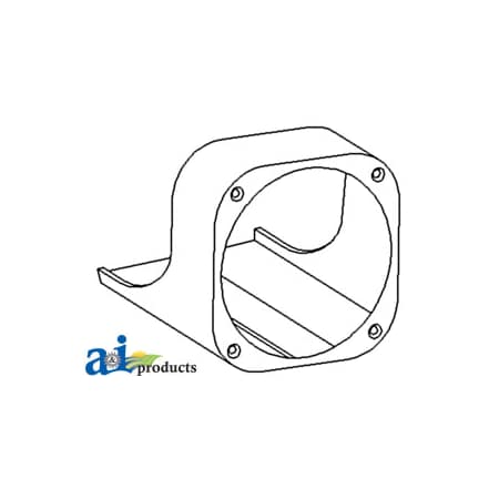 A & I Products Headlight Cowl (LH) 7.2" x7" x6" A-1860184M1